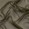 1 Yard Silk Chiffon Fabric Olive Green Sheer Lightweight Solid Material 44 inch Width